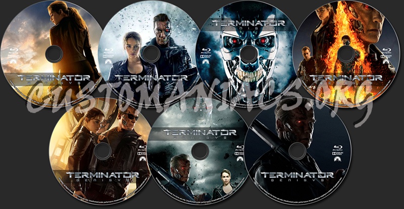 Terminator: Genisys blu-ray label