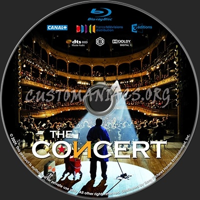 The Concert blu-ray label