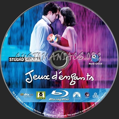 Jeux d'enfants aka Love me if you dare blu-ray label