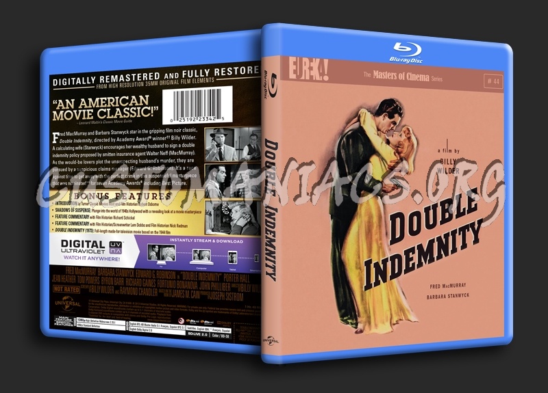 Double Indemnity blu-ray cover