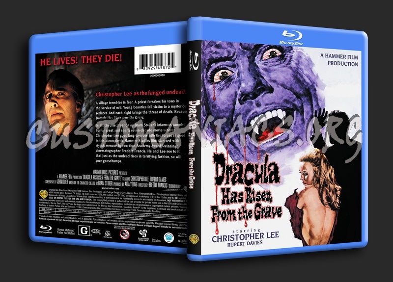 Dracula Has Risen From the Grave blu-ray cover