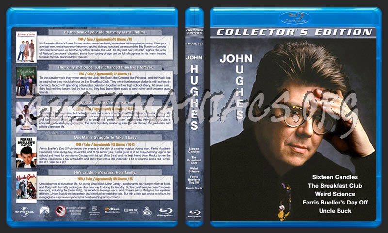 John Hughes Collection blu-ray cover