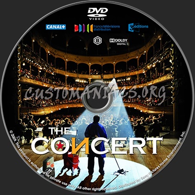 The concert dvd label