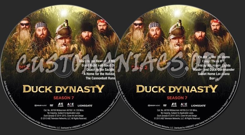 Duck Dynasty Season 7 dvd label