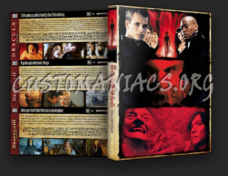 The Legends of Horror - The Dracula 2000 Collection dvd cover