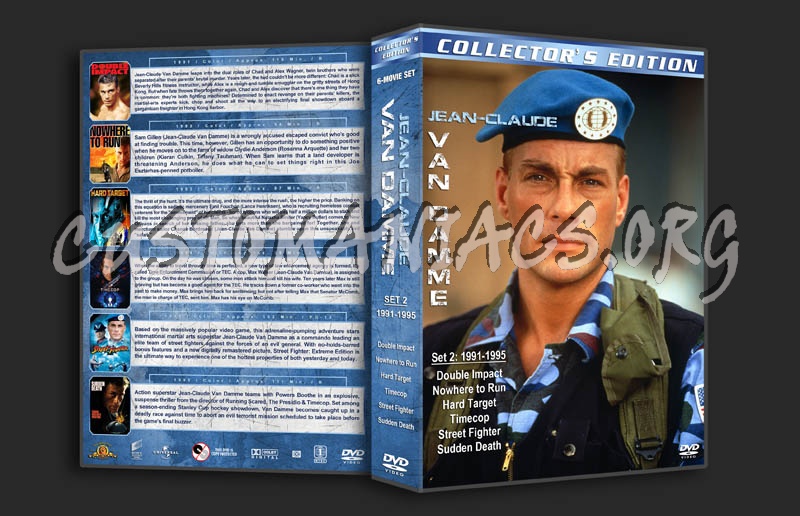 Jean-Claude Van Damme Film Collection - Set 2 (1991-1995) dvd cover