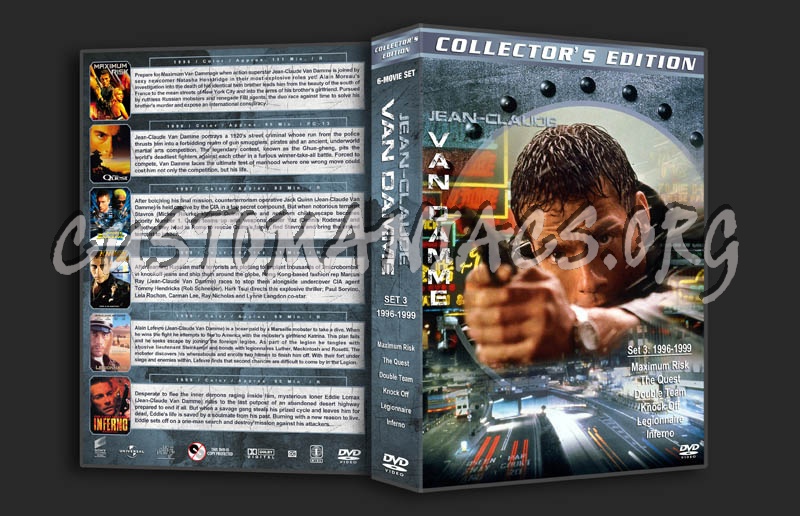 Jean-Claude Van Damme Film Collection - Set 3 (1996-1999) dvd cover