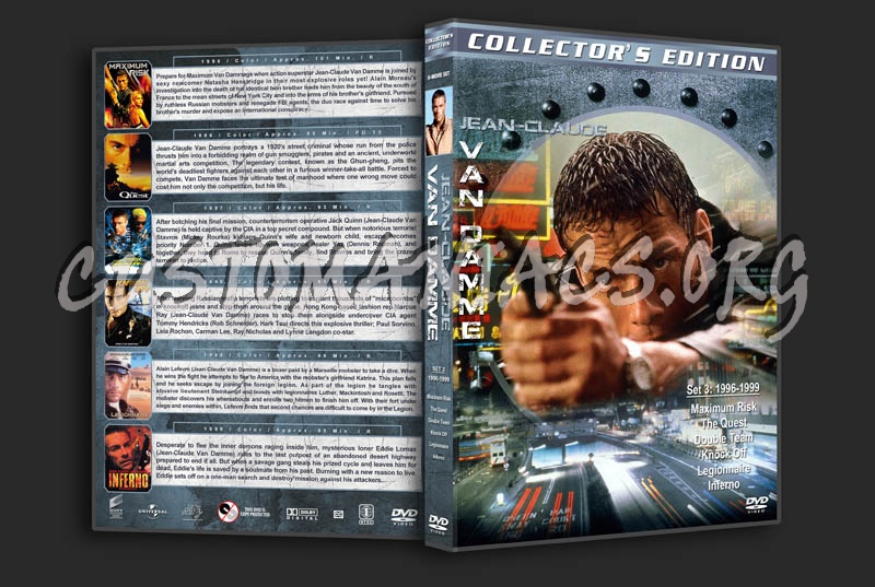 Jean-Claude Van Damme Film Collection - Set 3 (1996-1999) dvd cover
