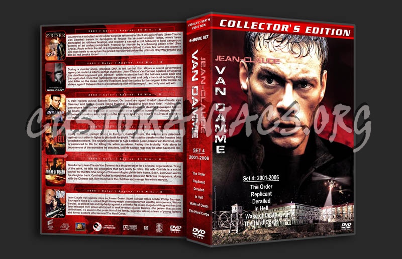 Jean-Claude Van Damme Film Collection - Set 4 (2001-2006) dvd cover