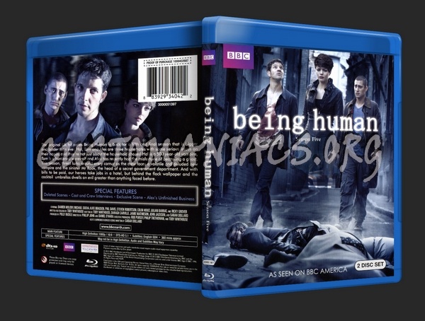 Being Human UK Season 5 blu-ray cover