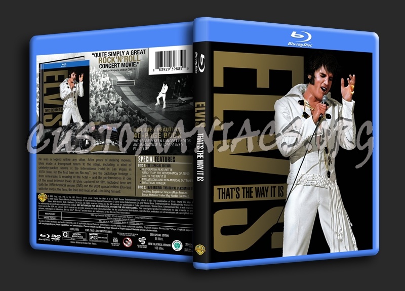 Elvis That's The Way It Is blu-ray cover