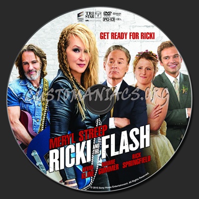 Ricki And The Flash dvd label