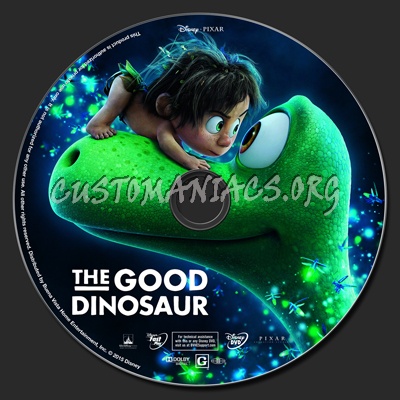The Good Dinosaur dvd label