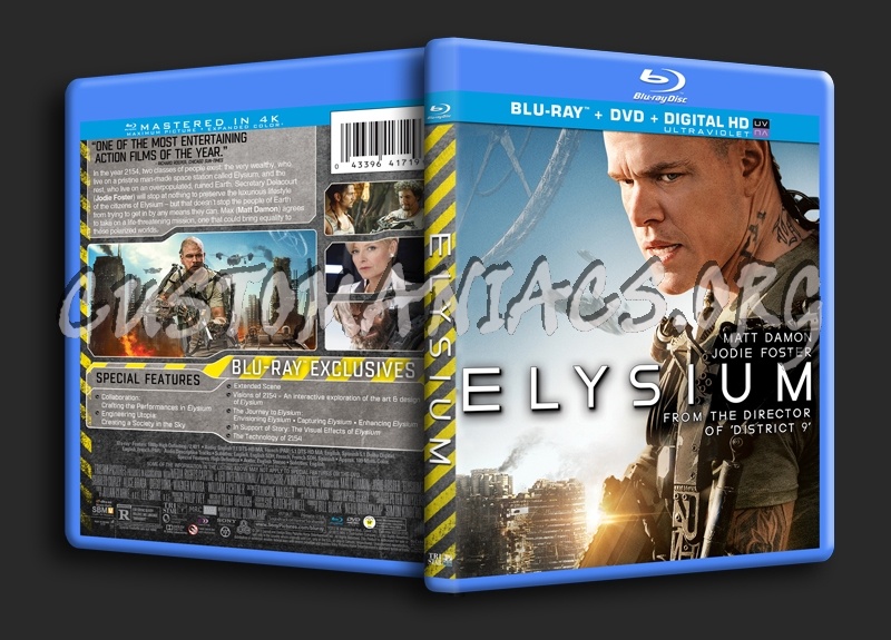 Elysium blu-ray cover