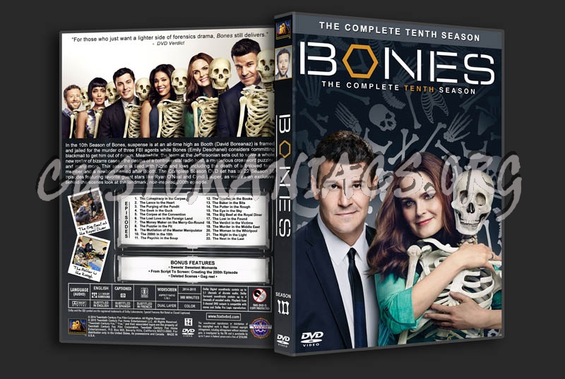 Bones - Season 10 dvd cover