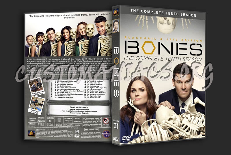 Bones - Season 10 dvd cover