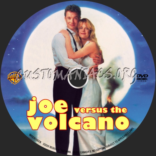 Joe Versus The Volcano dvd label