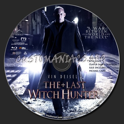 The Last Witch Hunter blu-ray label