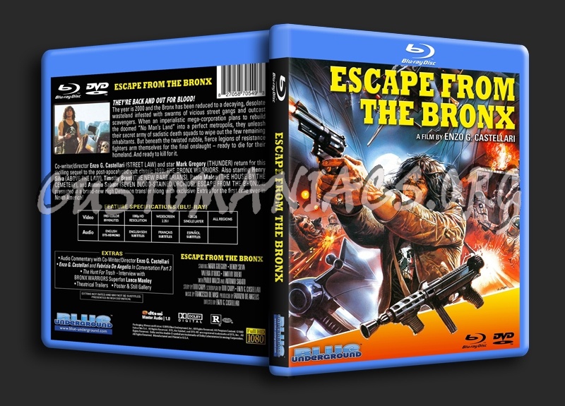 Escape from the Bronx blu-ray cover