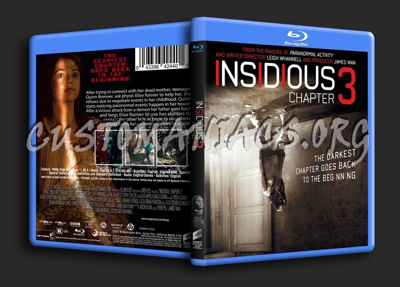 Insidious chapter 3 blu-ray cover