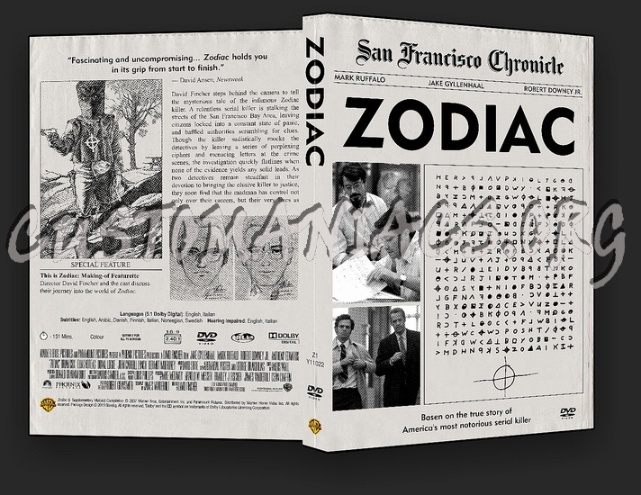 Zodiac dvd cover