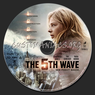 The 5th Wave (aka: The Fifth Wave) blu-ray label