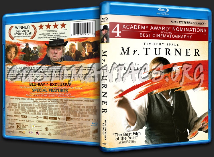 Mr. Turner blu-ray cover