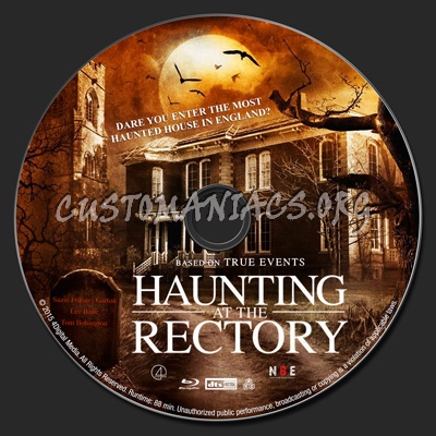 Haunting at the Rectory blu-ray label