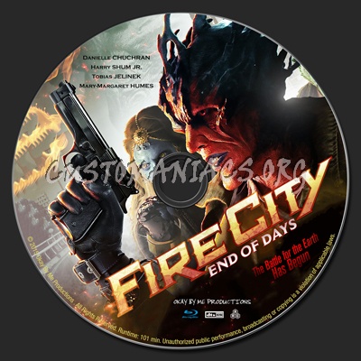 Fire City: End of Days blu-ray label