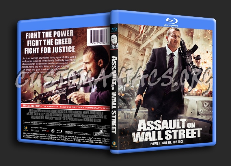 Assault on Wall Street blu-ray cover