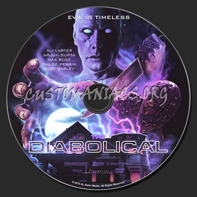 The Diabolical (2015) dvd label