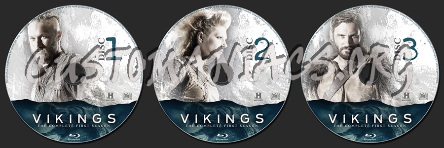 Vikings Season One blu-ray label