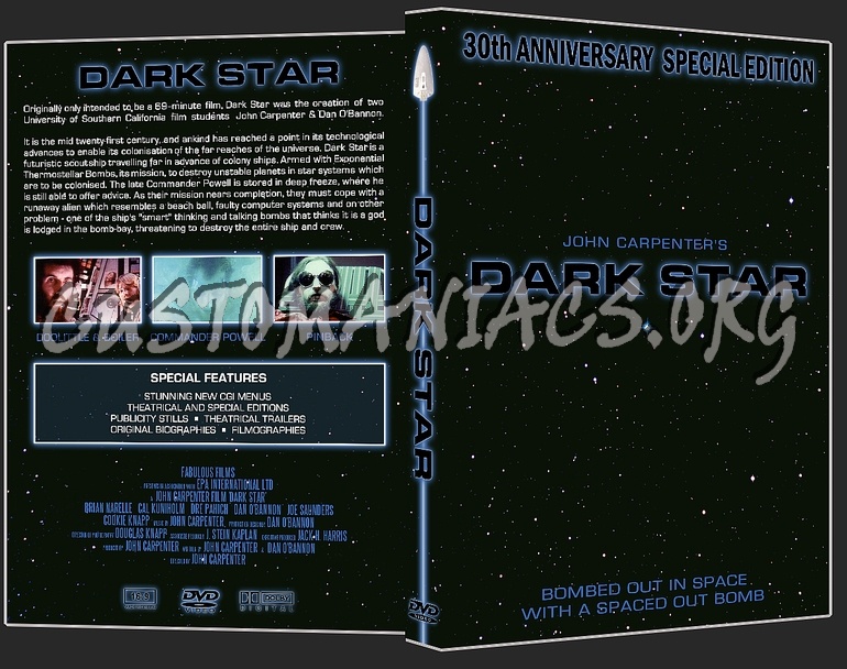 Dark Star 30th Anniversary SE dvd cover
