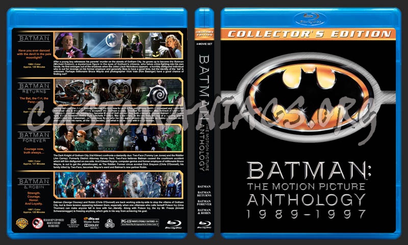 Batman: The Motion Picture Anthology blu-ray cover