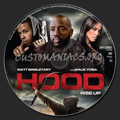 Hood dvd label