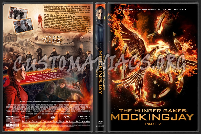 The Hunger Games: Mockingjay Part 2 dvd cover