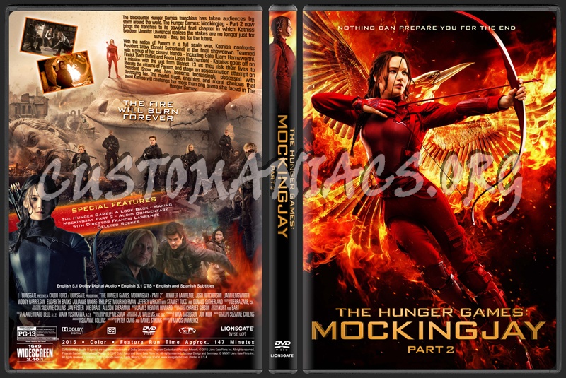 The Hunger Games: Mockingjay Part 2 dvd cover