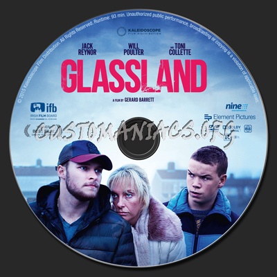 Glassland dvd label