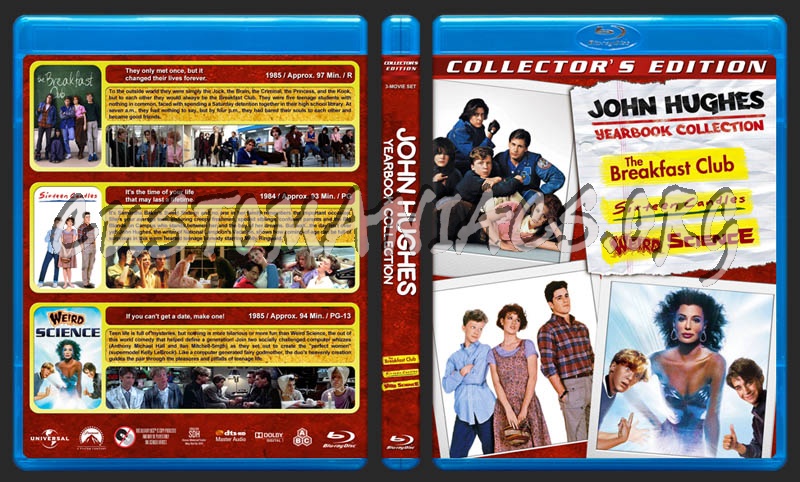 John Hughes Yearbook Collection blu-ray cover