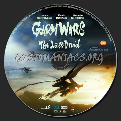 Garm Wars: The Last Druid blu-ray label