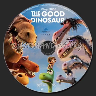 The Good Dinosaur dvd label