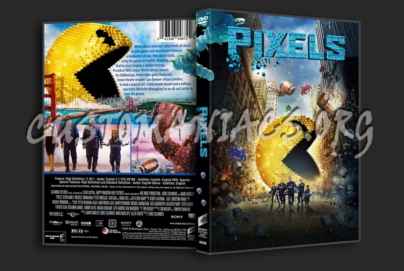 Pixels dvd cover