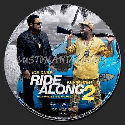 Ride Along 2 dvd label