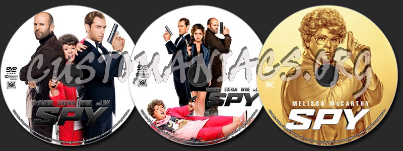 Spy (2015) dvd label