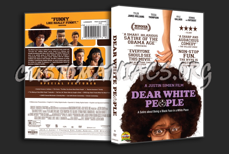 Dear White People dvd cover