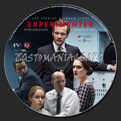 Experimenter blu-ray label