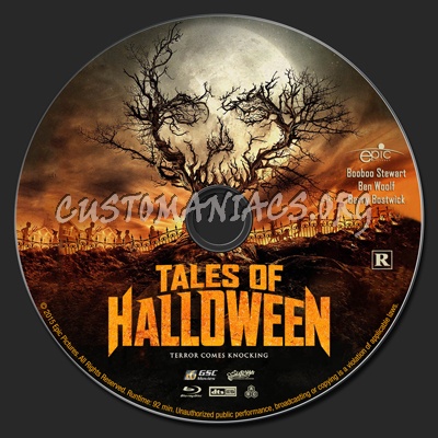 Tales of Halloween blu-ray label