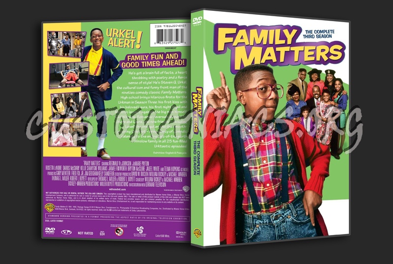 Family Matters Season 3 dvd cover