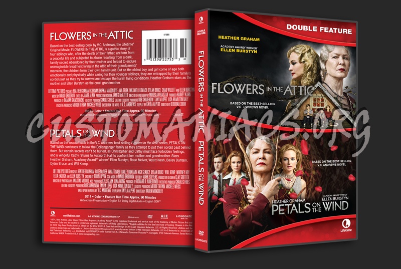 Flowers in the Attic / Petals on the Wind dvd cover