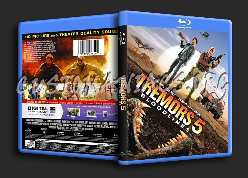 Tremors 5 Bloodlines blu-ray cover